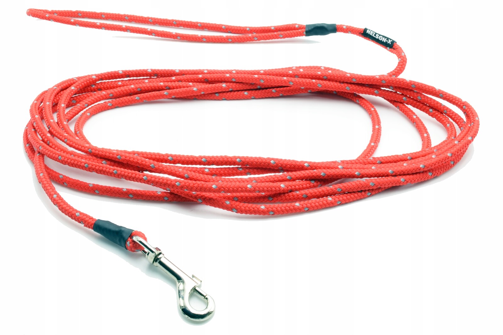 Reflexní Statické Výcvikové Treningové Vodítko Pro Psy 0,6 CM 5 M Nelson-x S Rukojeťí