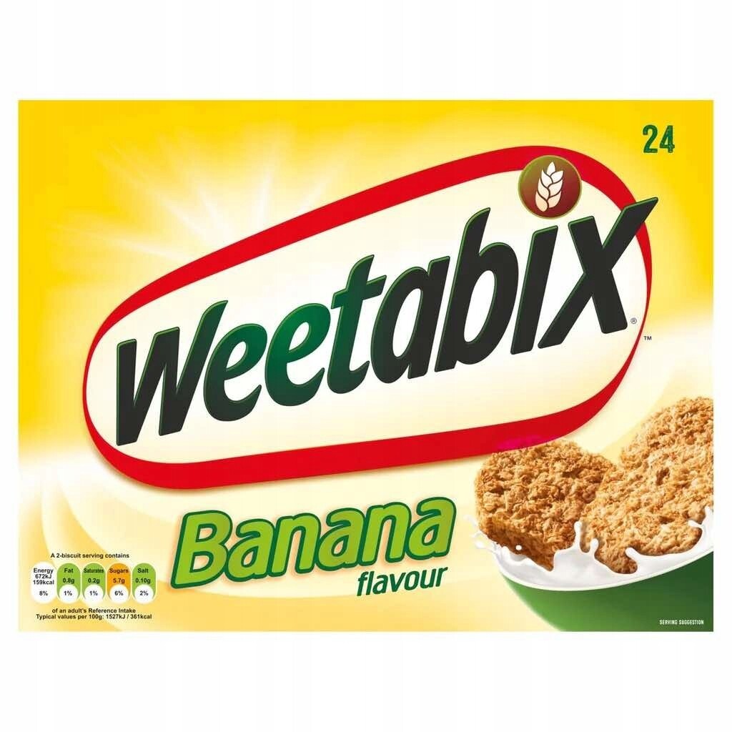 Směs vloček Weetabix banánová 0,44 kg předprodej!