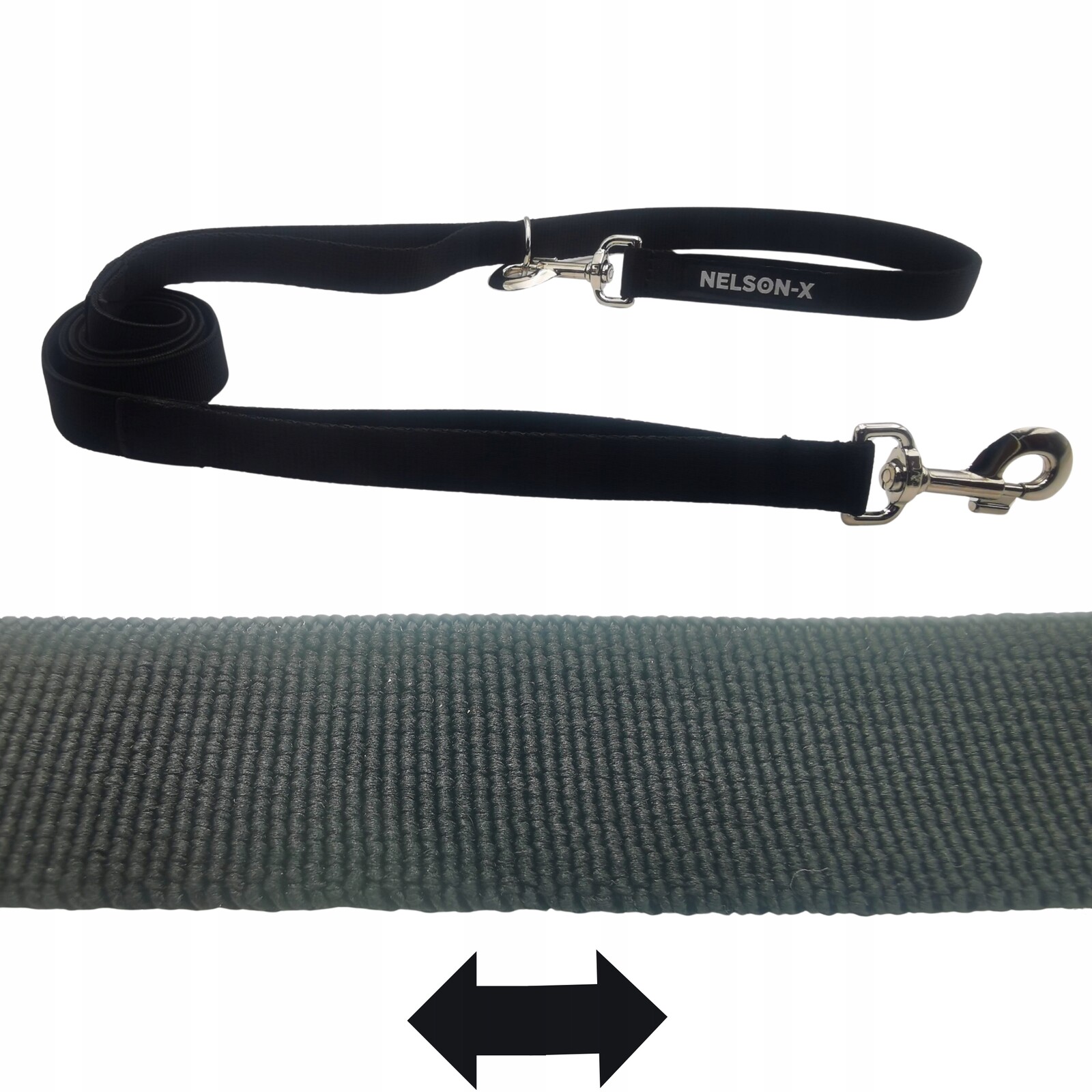 Ultraflex Nelson-x 3M Polštářová Vodítko S Vyztuženou Karabinou