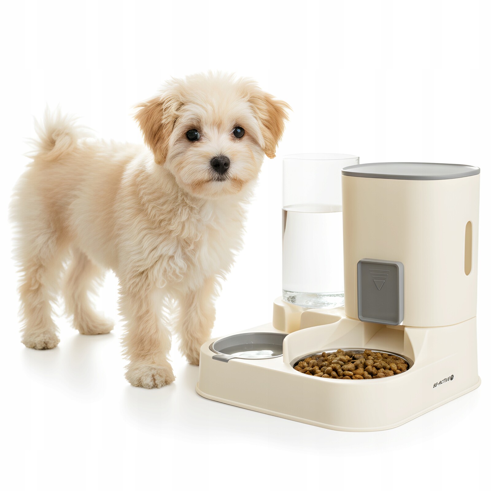 Krmidlík Výdejník Vody A Krmivo Pro Psa Kočku Automatický Dávkovač Misek 2V1