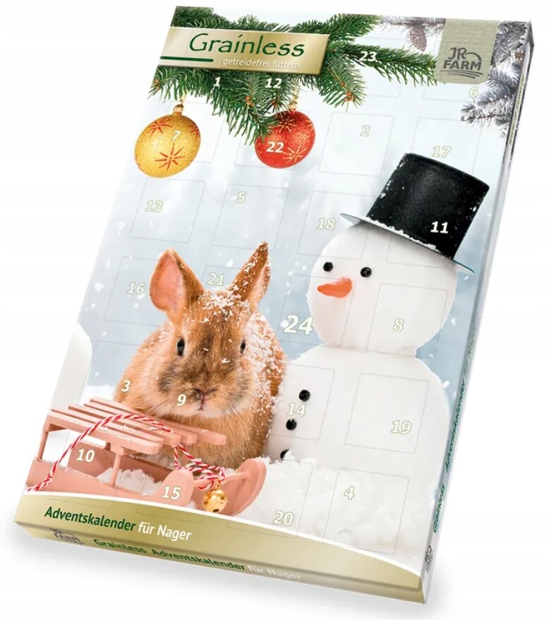 Jr Farm Bezobilný Adventní Kalendář Pro Hlodavce, Složení 24 Dní XXL
