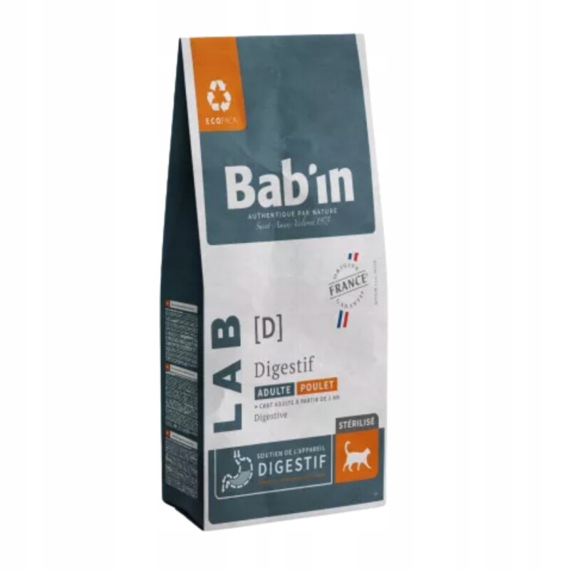 Bab'in Lab Digestion – trávení pro kočky 3 kg