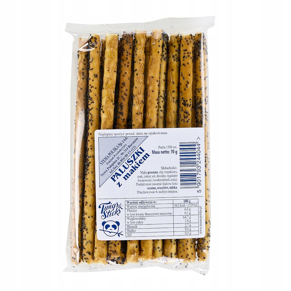 Makové Tyčinky 70 g Sada: 30 ks