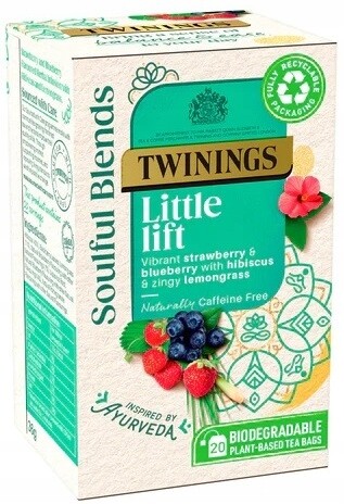 Twinings Little Lift-Jahoda, Borůvka, Ibišek 20ks