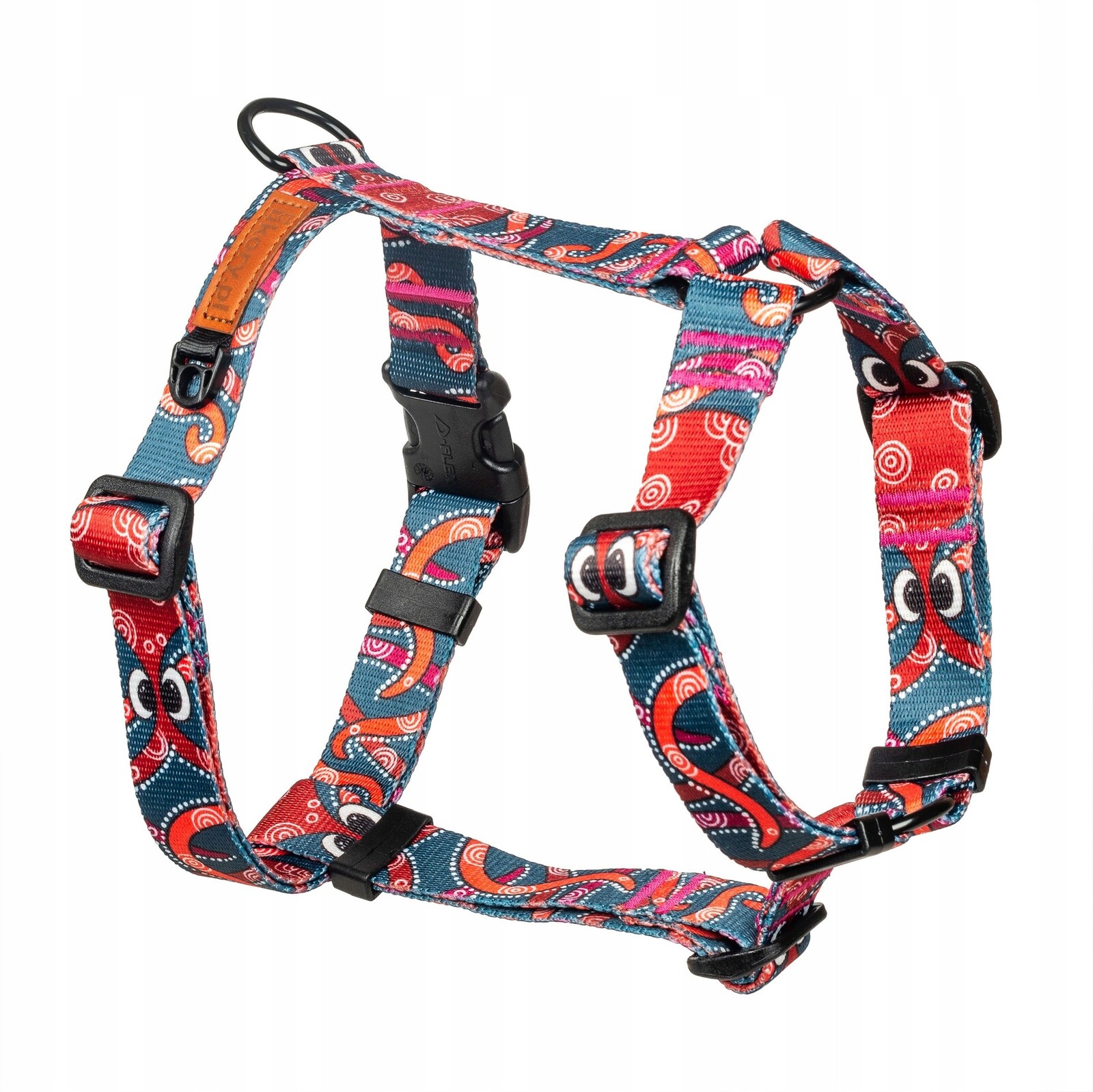 Beztlakové postroje Guard pro velkého psa L 25 mm Ukory Mořské Plody Modré