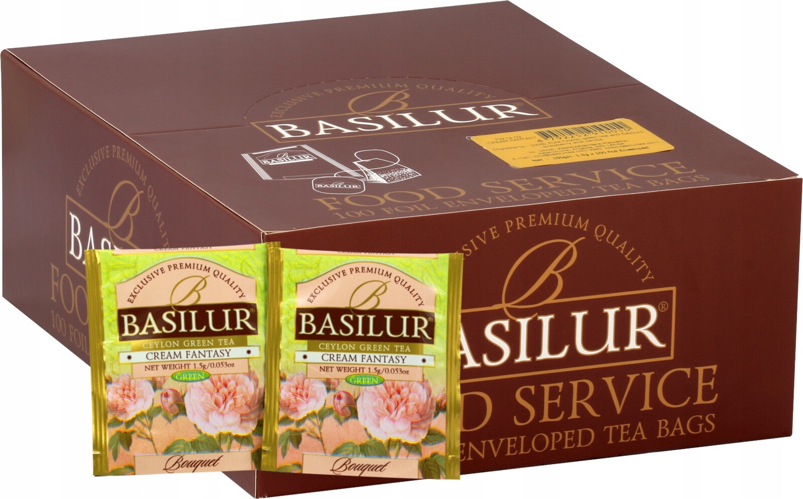 Basilur Cream Fantasy zelený čaj 100x1,5g