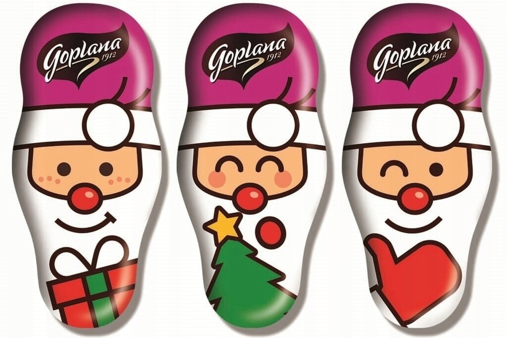 Figurka Mikuláš s karamelovou příchutí v čokoládě Vánoce 30 g