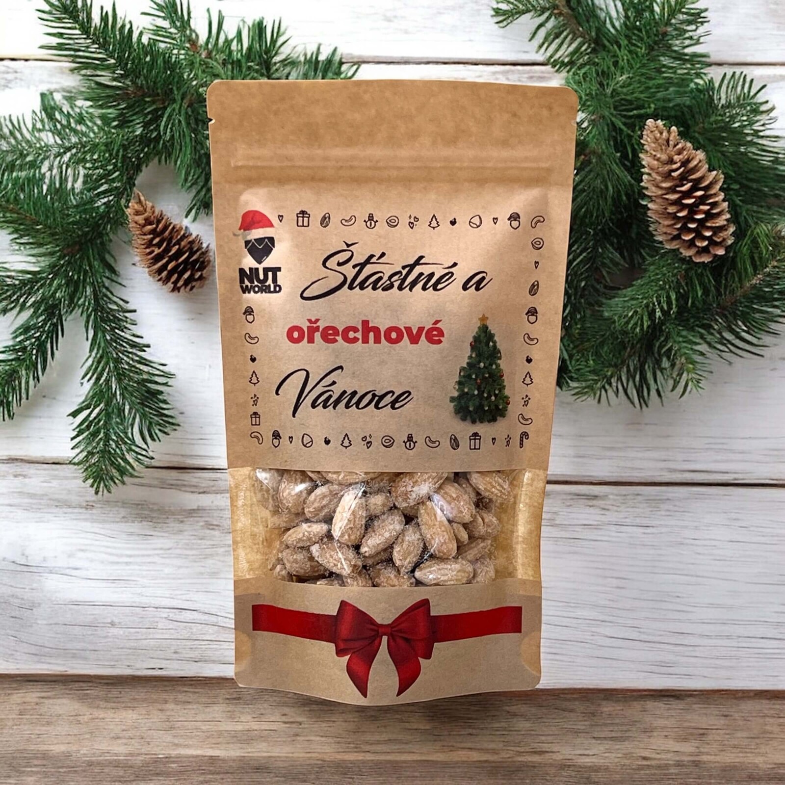 Nutworld.cz Vánoční mandle solené 200g