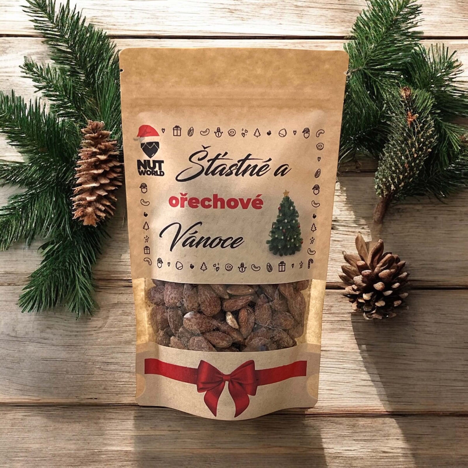 Nutworld.cz Vánoční mandle uzené 200g
