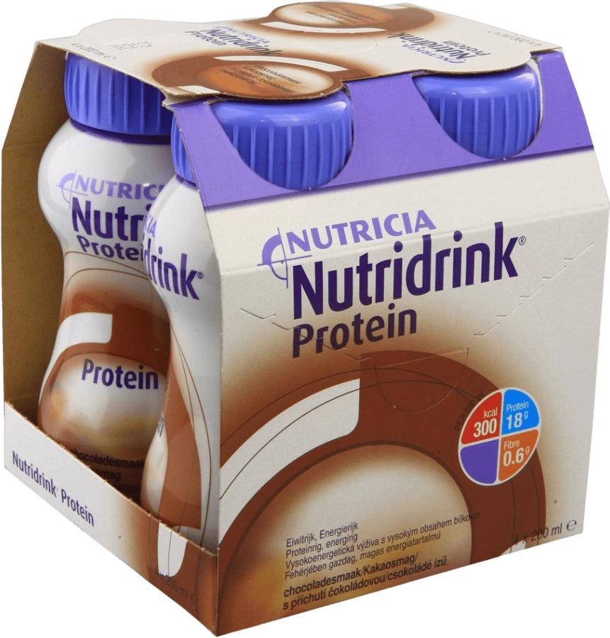 NUTRIDRINK Protein s příchutí čokoláda 4 x 200 ml