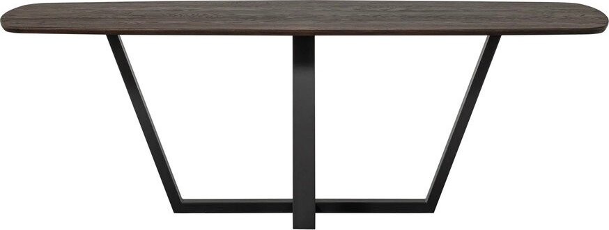 Jídelní stůl s deskou z dubového dřeva 100x220 cm Tablo – WOOOD