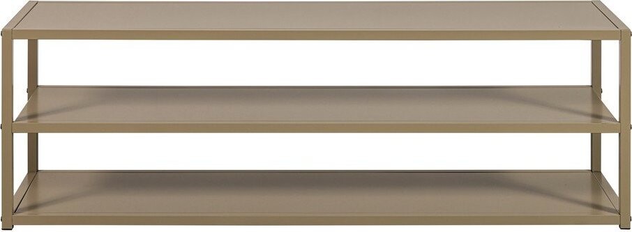 Taupe kovový TV stolek 120x40x35 cm Teun – WOOOD
