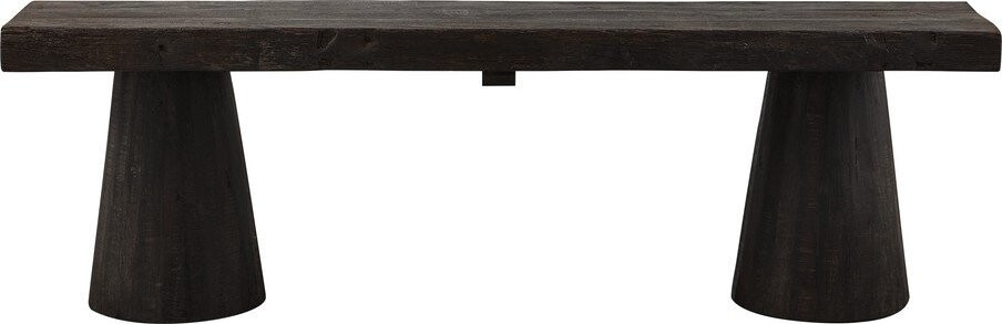 Tmavě hnědá lavice Clyde – WOOOD