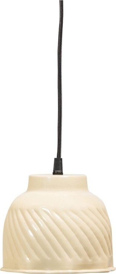 Béžové závěsné svítidlo s kovovým stínidlem Arleso – WOOOD