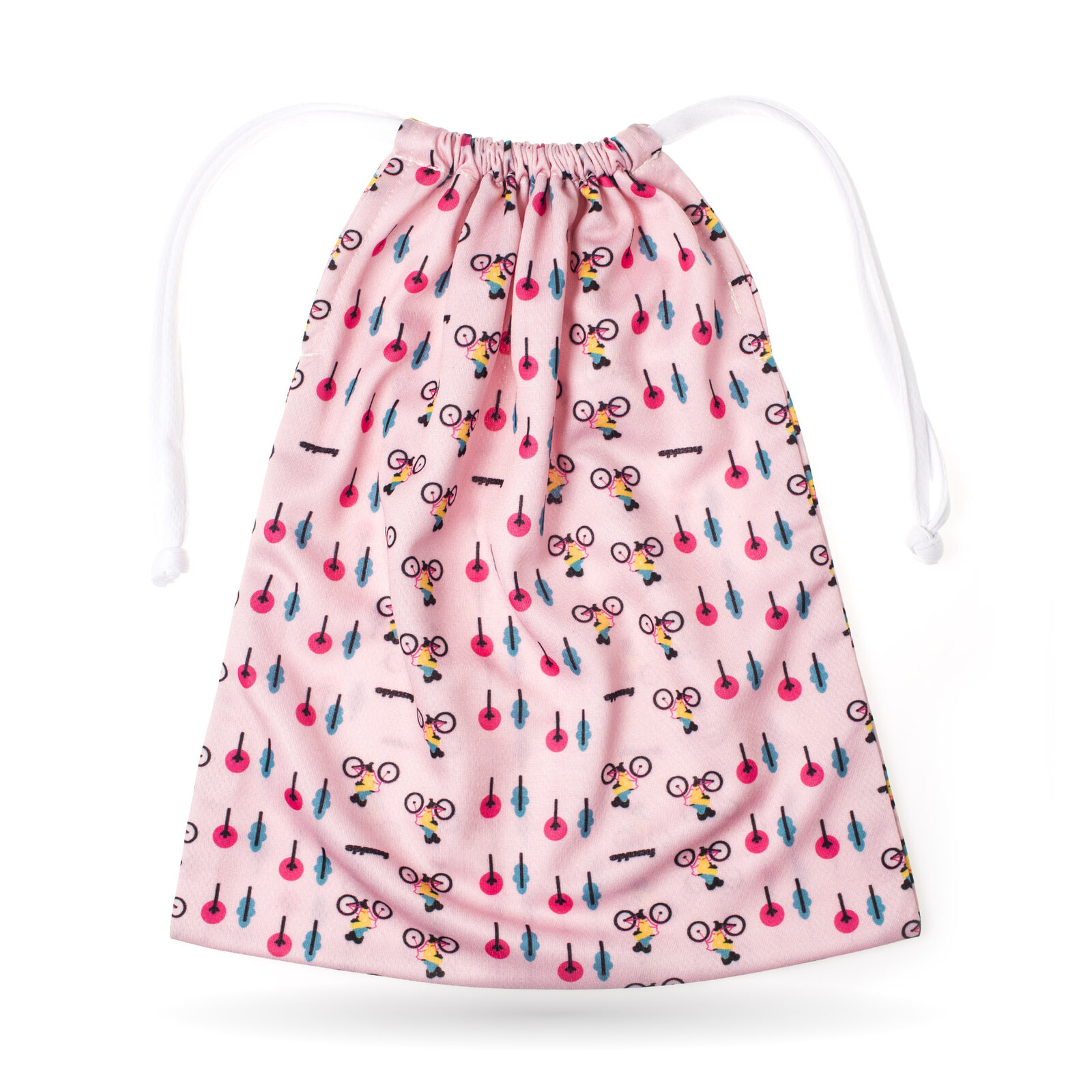 Cestovní pytlíček Cyklistka ve městě