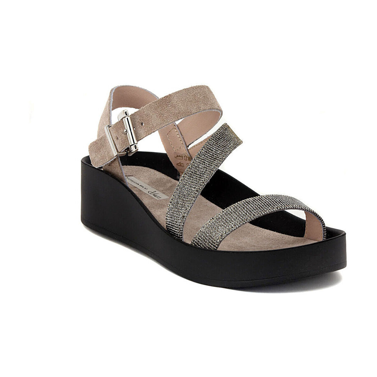 Tosca Blu  SANDALO VELOUR TORTORA  ruznobarevne