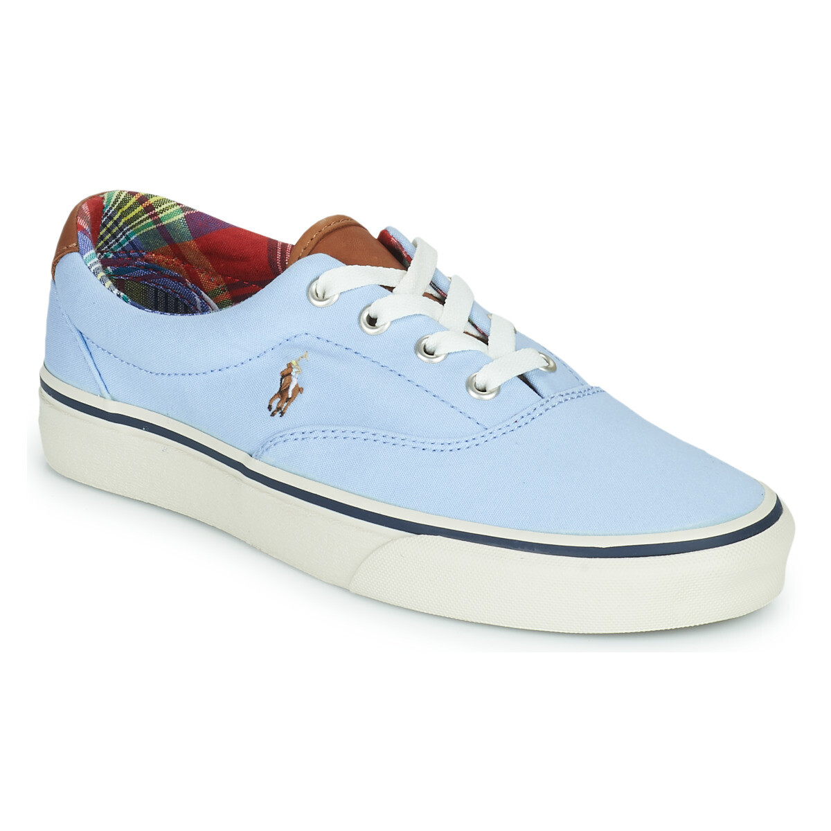 Polo Ralph Lauren  KEATON-PONY-SNEAKERS-LOW TOP LACE  Modrá