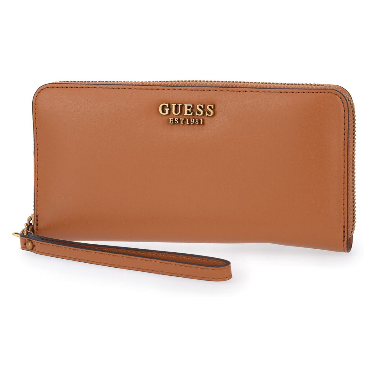 Guess  COG LAUREL LARGE ZIP  Hnědá