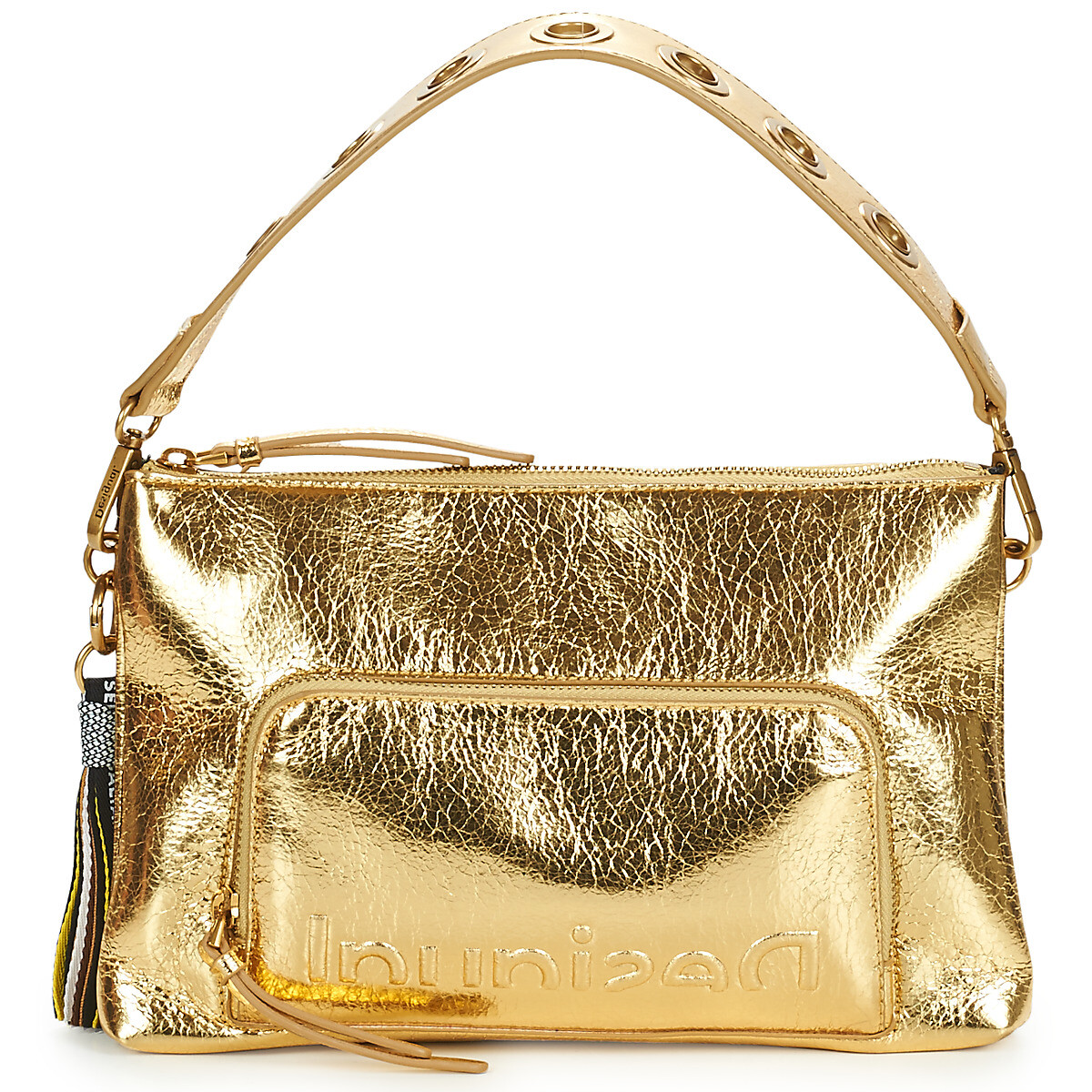 Desigual  BAG-HALF LOGO 22_DORTMUND  Zlatá
