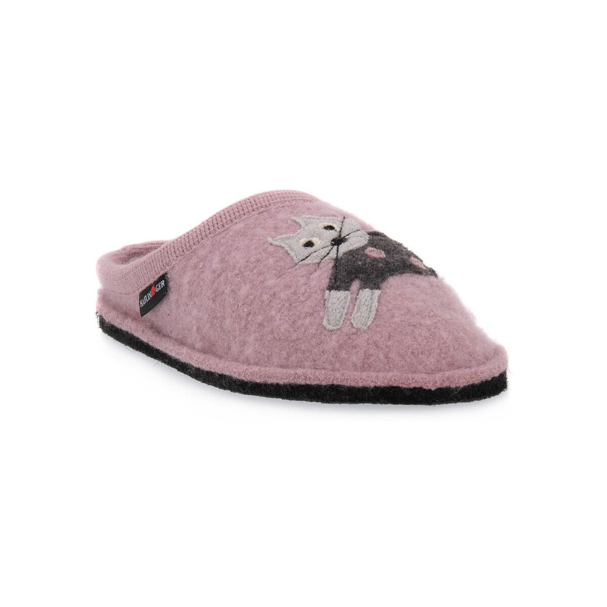 Haflinger  CUCHO ROSEN HOLZ WALKSTOFF CALZG  Růžová