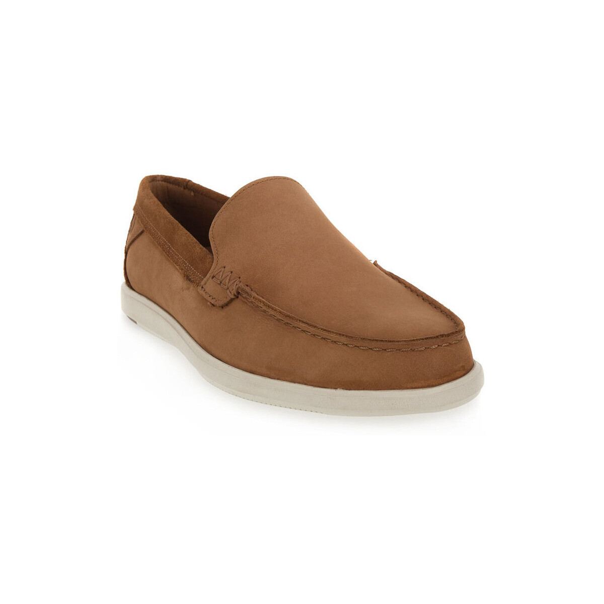 Clarks  BRATTON LOAFER TAN  Hnědá