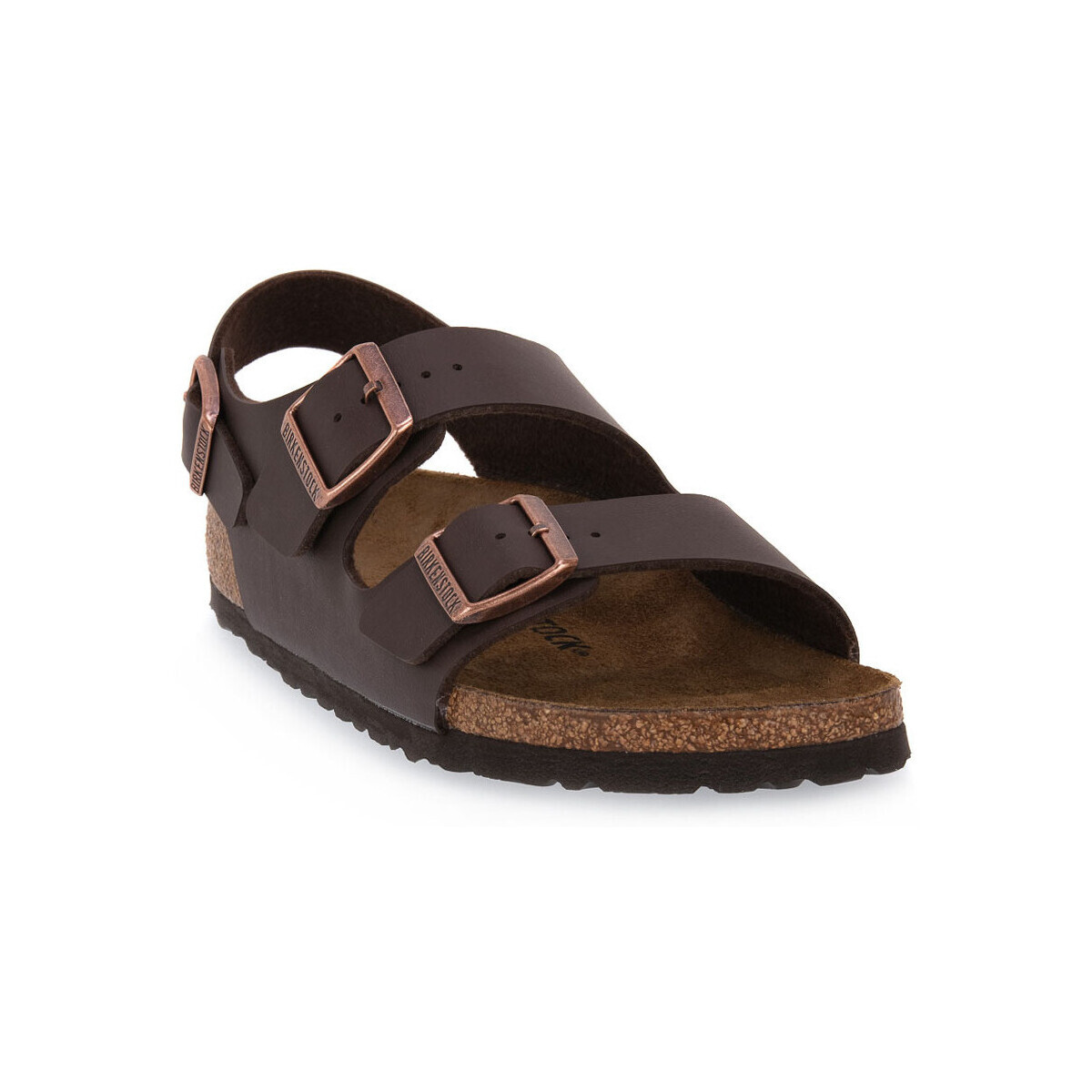 BIRKENSTOCK  MILANO DARK BROWN CALZ S  Hnědá