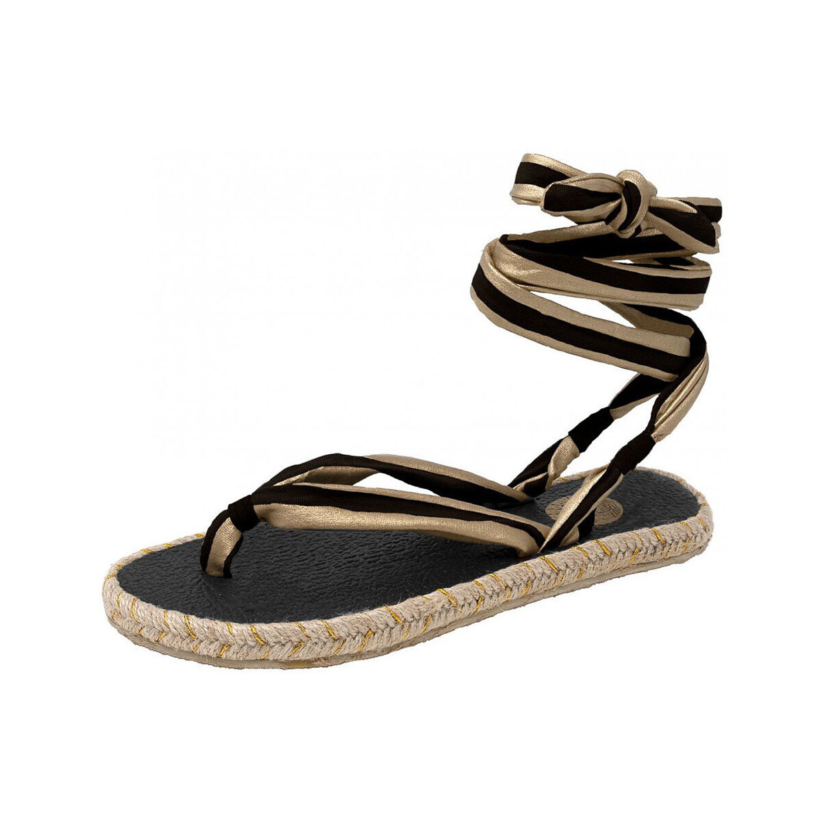 Nalho  BKGO KARABI SANDAL METALLIC W  Černá