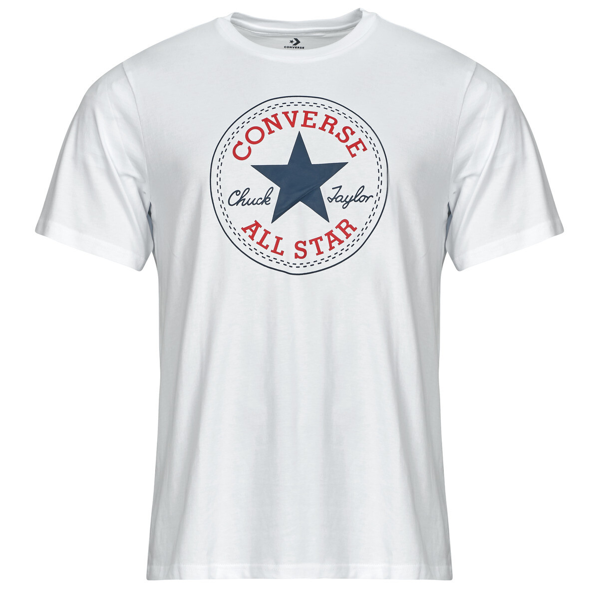Converse  CHUCK PATCH TEE  Bílá