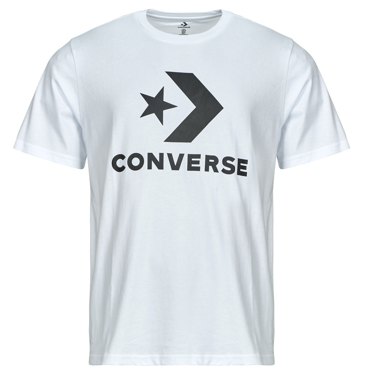 Converse  STANDARD FIT CENTER FRONT LARGE LOGO STAR CHEVRON TEE  Bílá