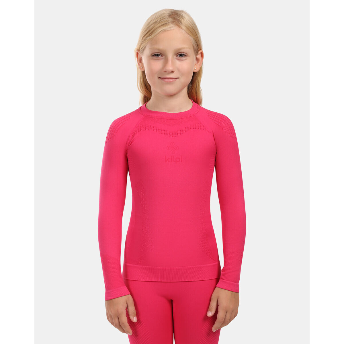 Kilpi  Dívčí bezešvé termo triko s dlouhým rukávem  CAROL-JG  Růžová