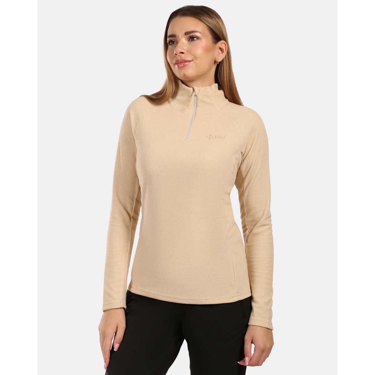 Kilpi  Dámská fleecová mikina  ALMERI-W  Béžová