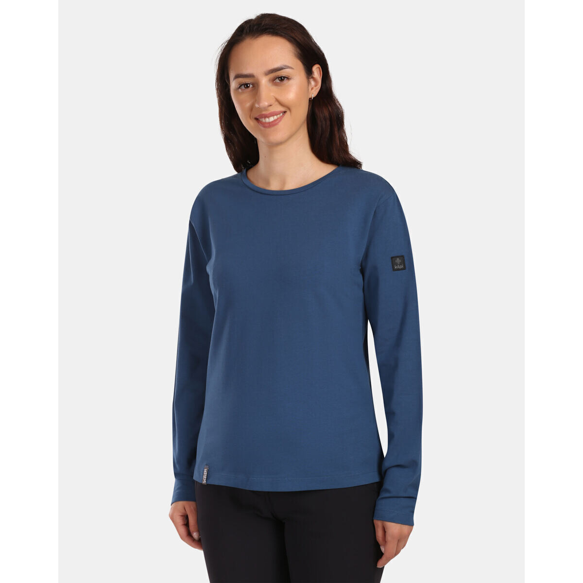 Kilpi  Dámské bavlněné tričko s dlouhým rukávem  PROMOX-W  Modrá