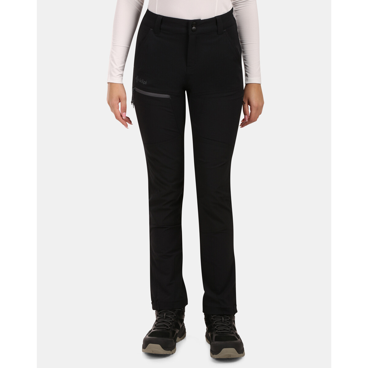 Kilpi  Dámské outdoorové kalhoty  VILLAIN-W  Černá