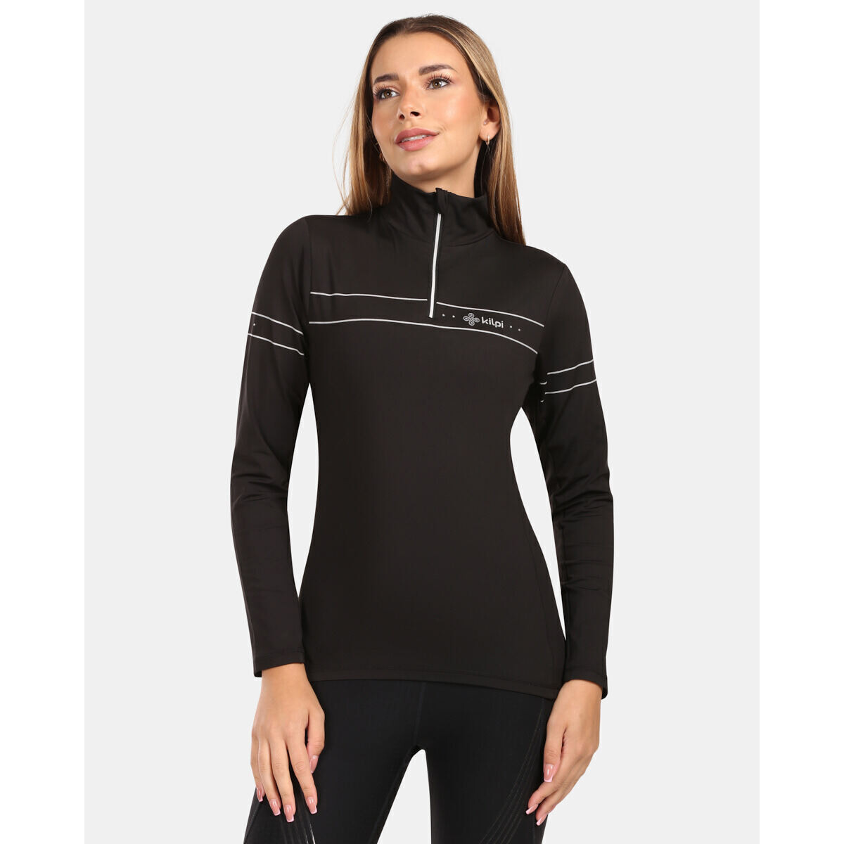 Kilpi  Dámské termo triko s dlouhým rukávem  LEEMA-W  Černá