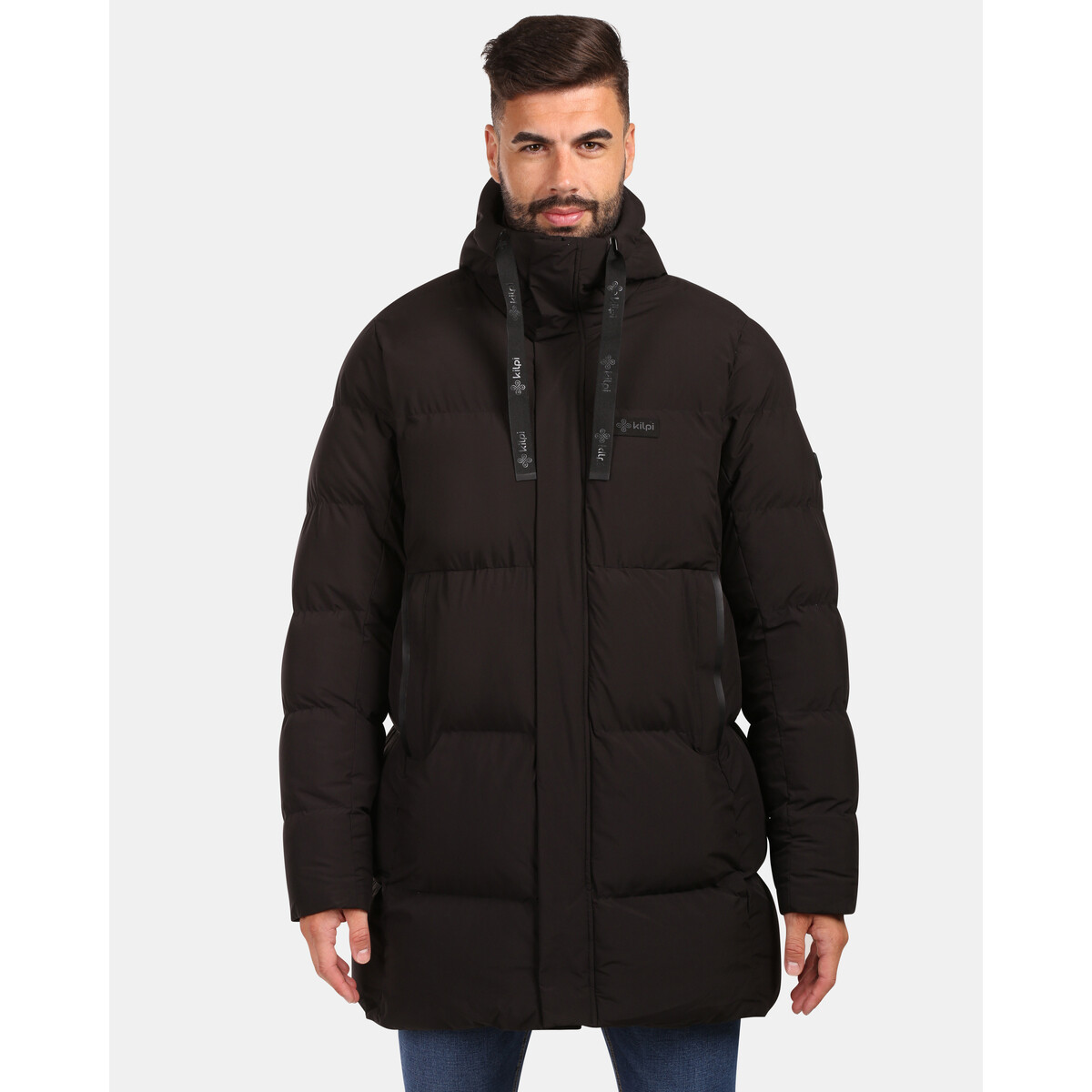 Kilpi  Pánský zateplený kabát  NELSON-M  Černá