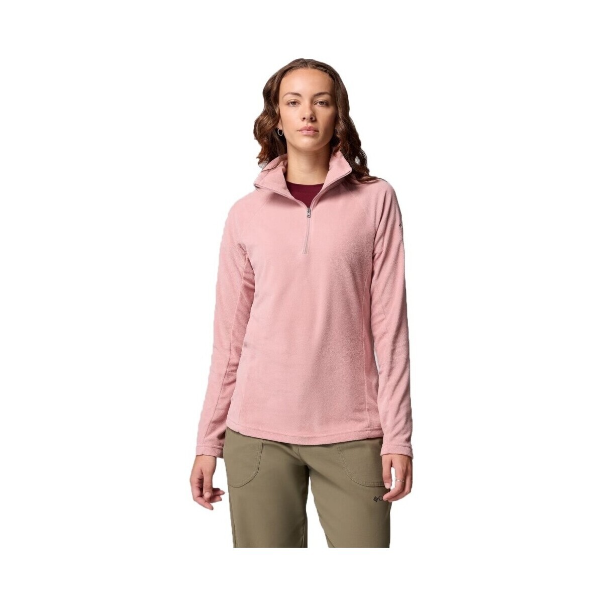 Columbia  GLACIAL IV 1/2 ZIP  Růžová
