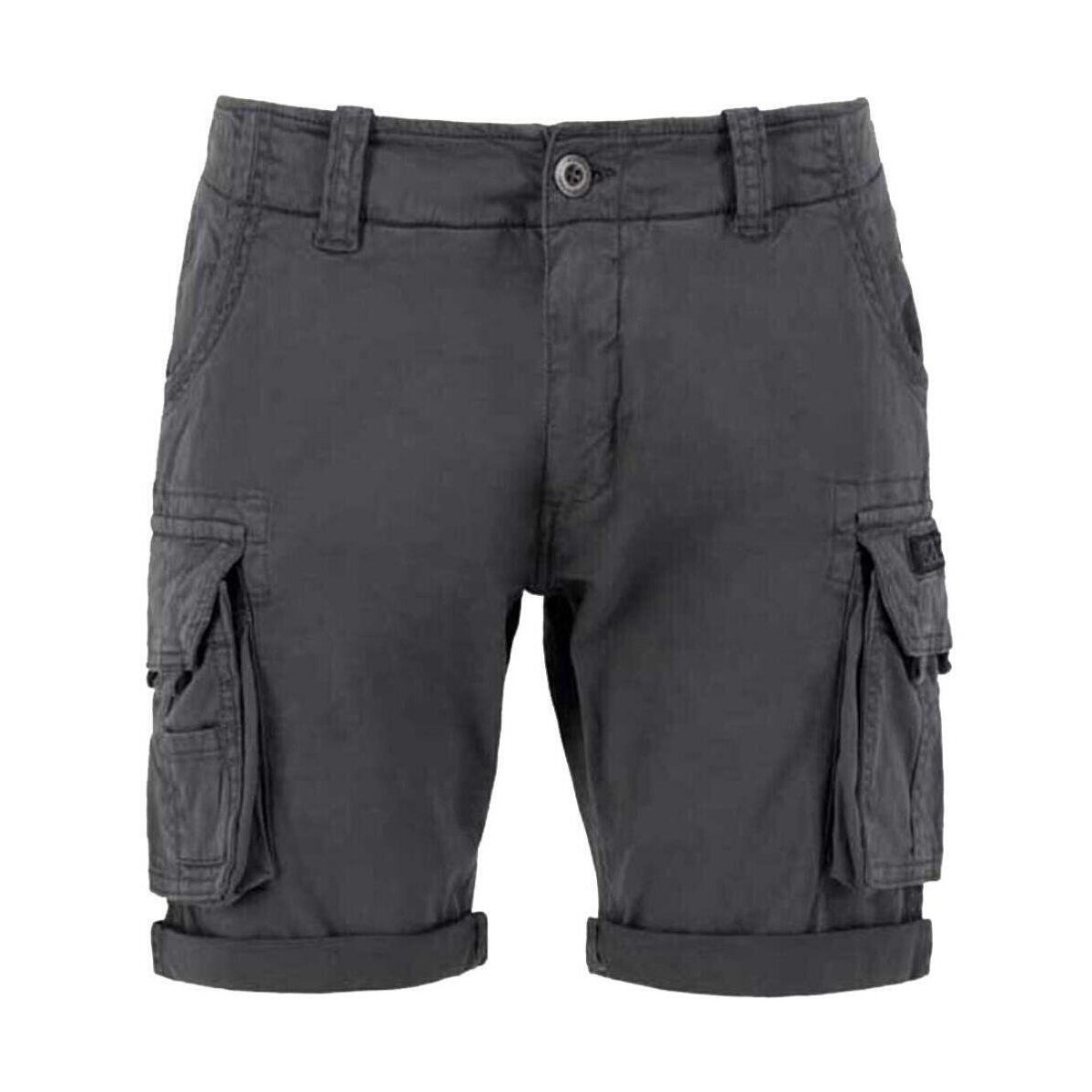 Alpha Industries  CREW SHORT  Šedá