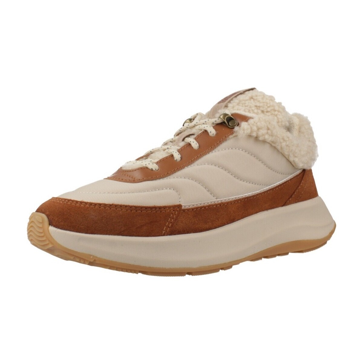 FitFlop  MODE FLOW SHEARLING-MIX SNE  Hnědá