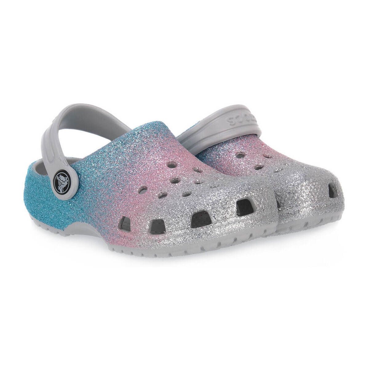 Crocs  SHMT CLASSIC GLITTER CLOG T  Bílá