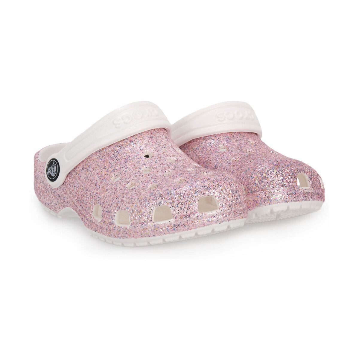 Crocs  WHRB CLASSIC GLITTER CLOG  Bílá