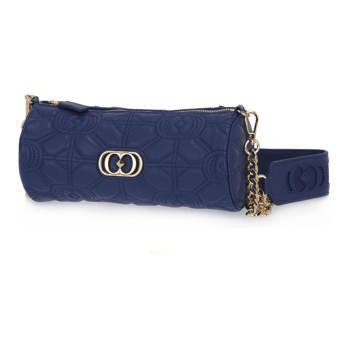 La Carrie  BLUETTE STICH   SPOON SHOULDER BAG  Modrá