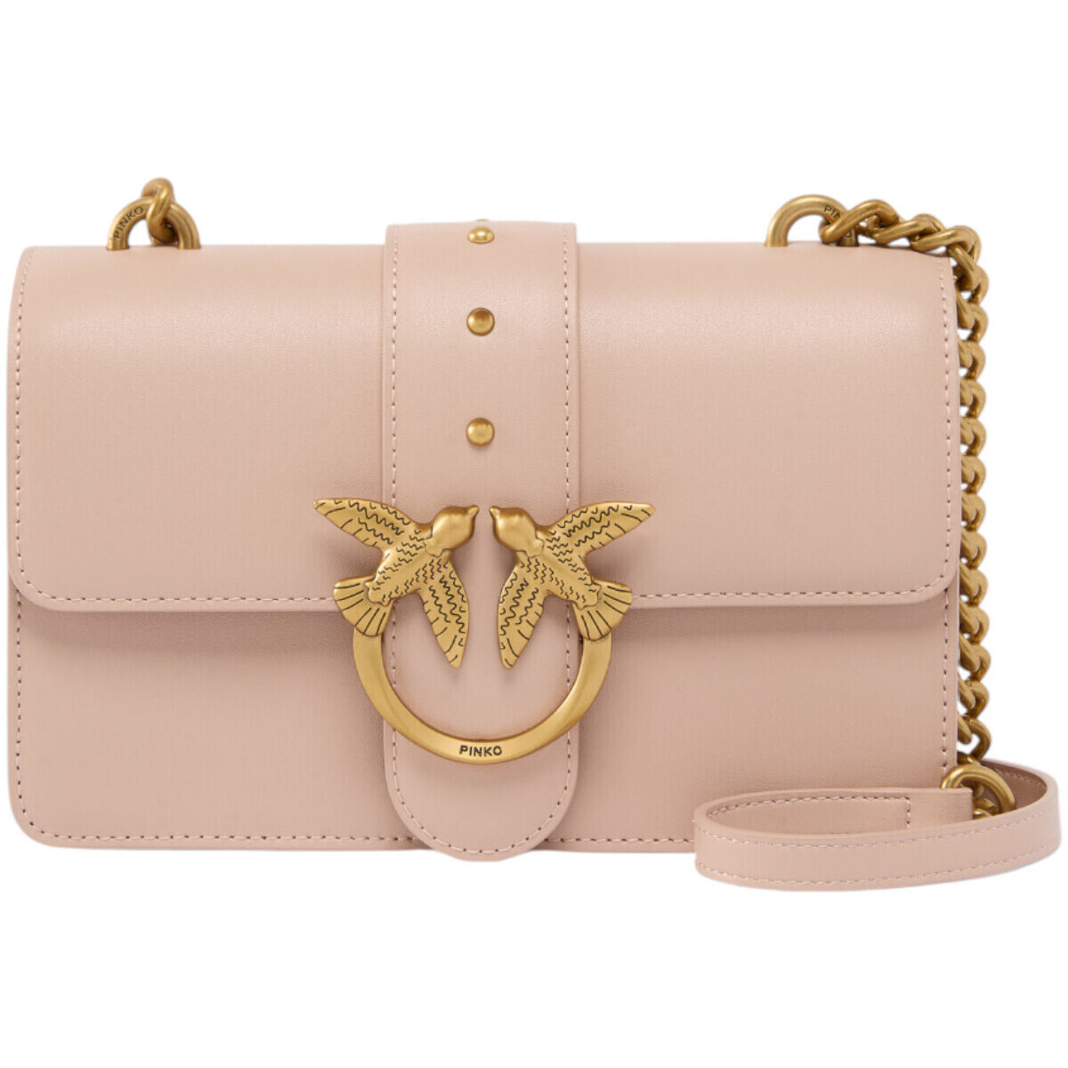 Pinko  LOVE ONE MINI CL. VIT. SETA 100059 A0F1  Růžová