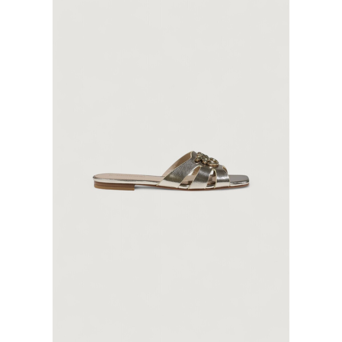 Pinko  MARLI 09 - SLIPPER LAMINATED NAPPA SD0313P049  Zlatá