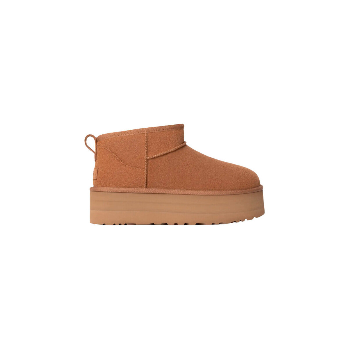 UGG  BOTY  W CLASSIC ULTRA MINI  Hnědá