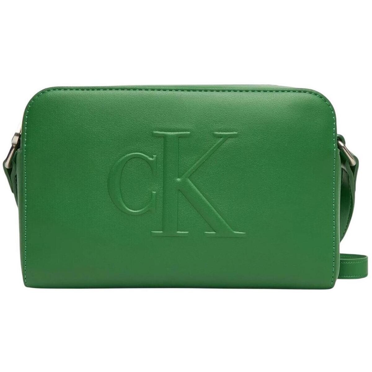 Calvin Klein Jeans  SCULPTED EW CAMERA BAG LV04K3036G  Zelená