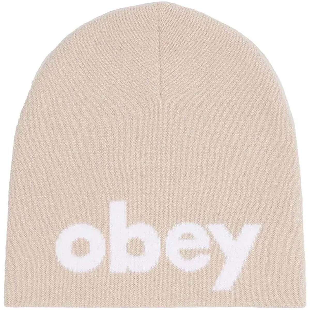 Obey  Lowercase Beanie  Stříbrná