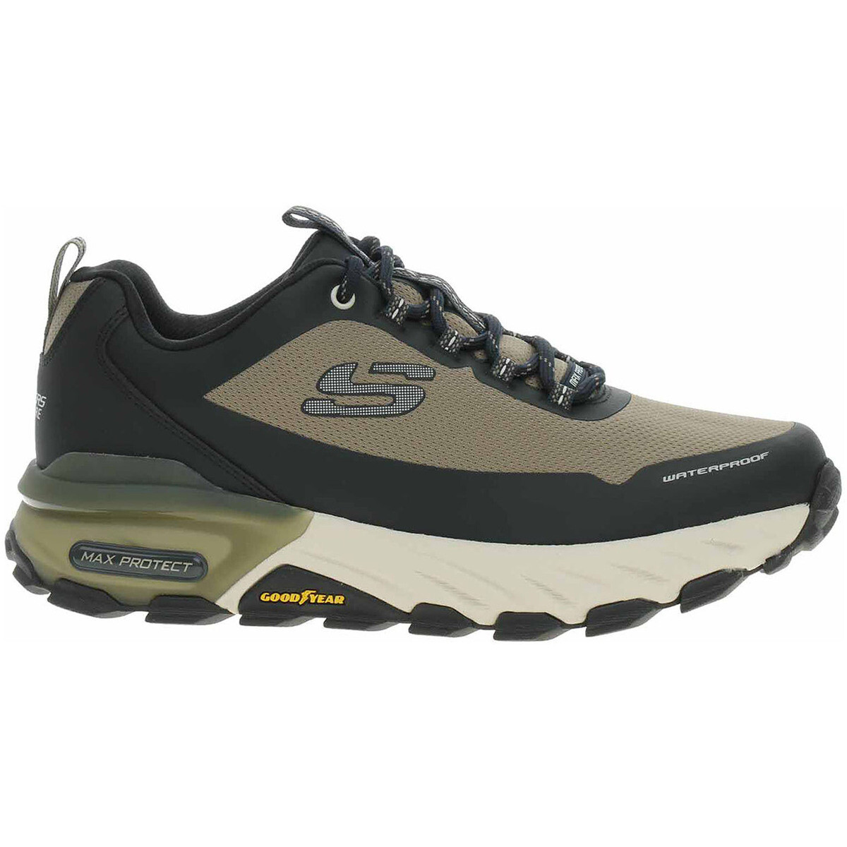 Skechers  Max Protect - Fast Track olive-black  Zelená