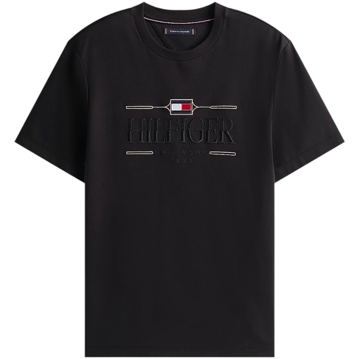 Tommy Hilfiger  ICON HILFIGER TEE MW0MW39585  Černá