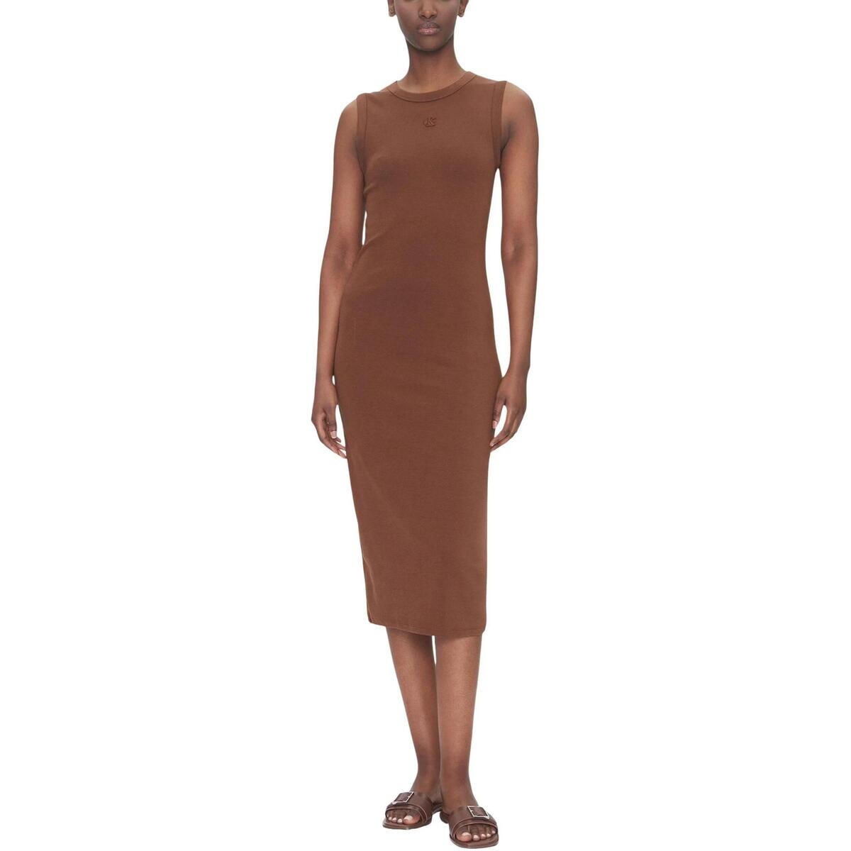 Calvin Klein Jeans  SL CTN CONTOUR 1X1 R LV047C240G  Hnědá