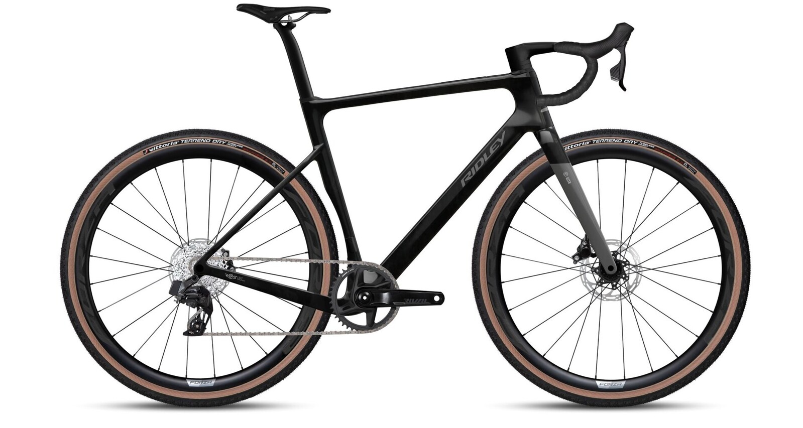 Elektrogravel Ridley E-Astr Apex XPLR AXS UD Barva: Carbon / Dove Grey, Velikost: S